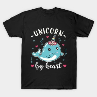 Narwhal Unicorn by Heart T-Shirt